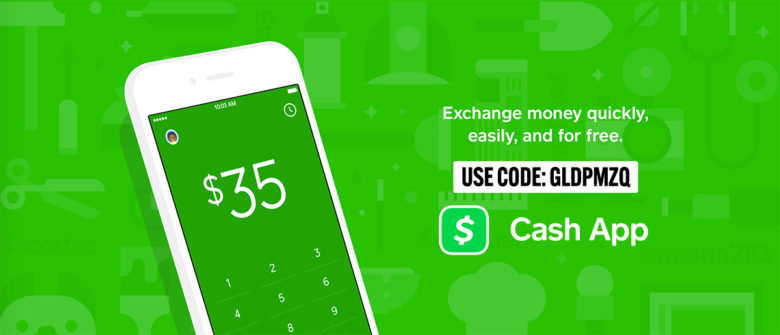 A Graphic With A Moble Phone And The Cash App With A Referral Code.
