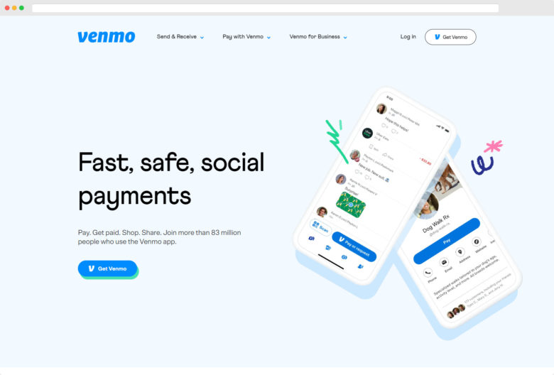A Screenshot Of The Venmo Referral Program Website.