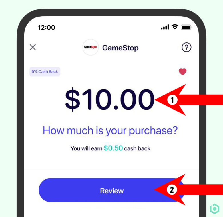 A Screenshot Of The Slide App With The Gift Card Code Amount