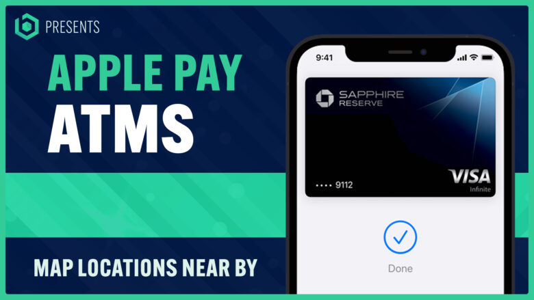 Screenshot of the Apple Pay App with Text Saying Apple Pay ATMs